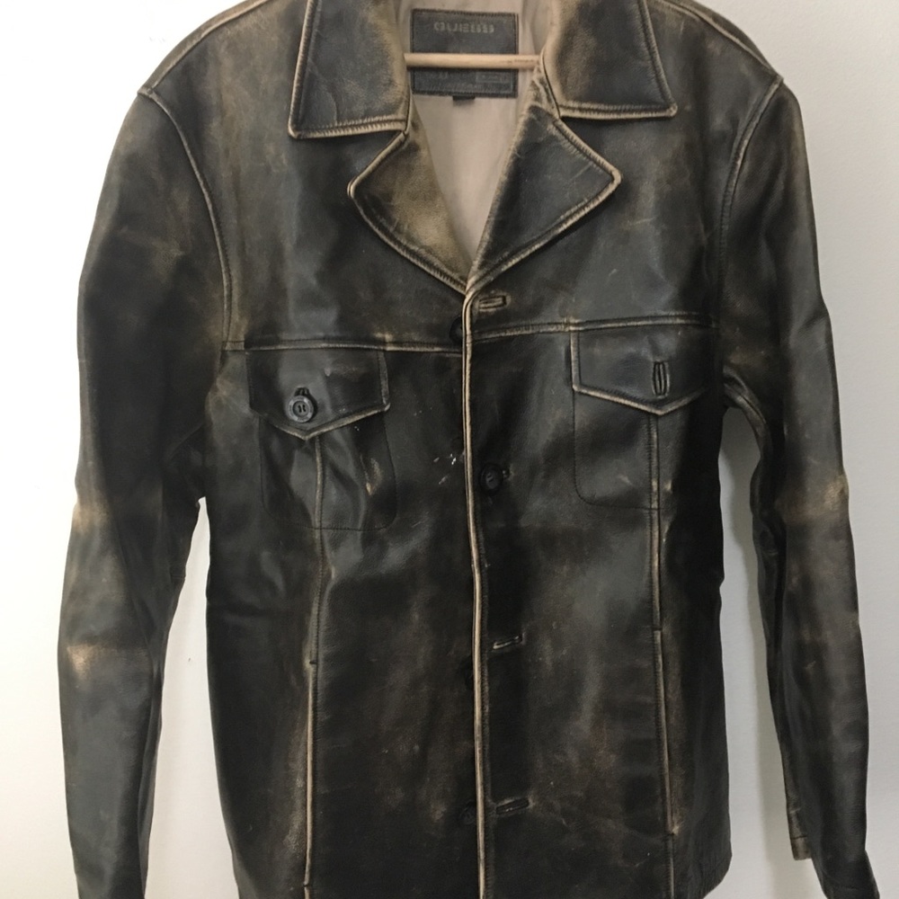 Guess Leather Jacket - image 2